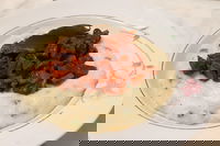Coratella d’agnello con purè