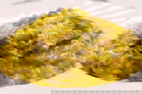 Risotto con carciofi, Philadelphia e zafferano