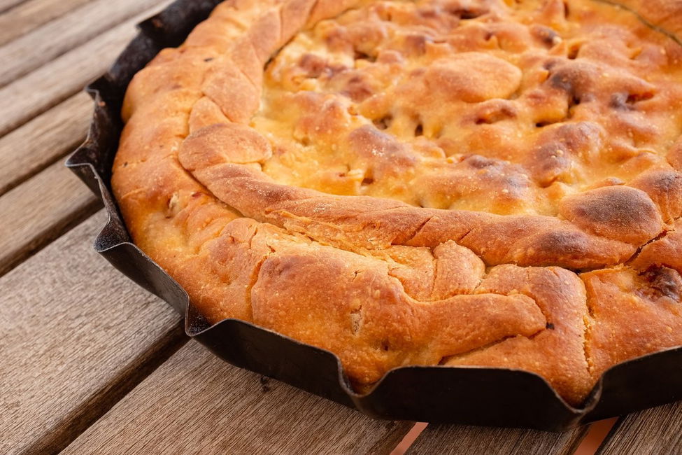 Rustico goloso di tonno e porri