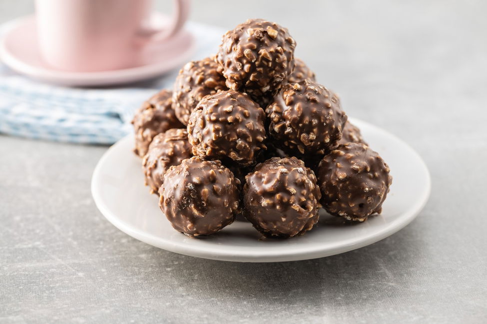 Bon bon tipo Rocher fatti in casa