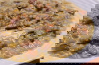 Risotto con melanzane, salsiccia e stracchino