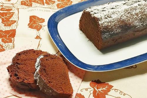 Plumcake cioccolato e burro di arachidi in friggitrice ad aria