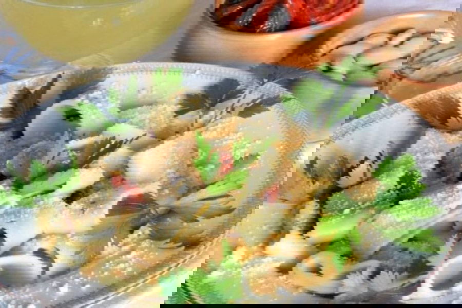 Pasta risottata al fumetto di pesce