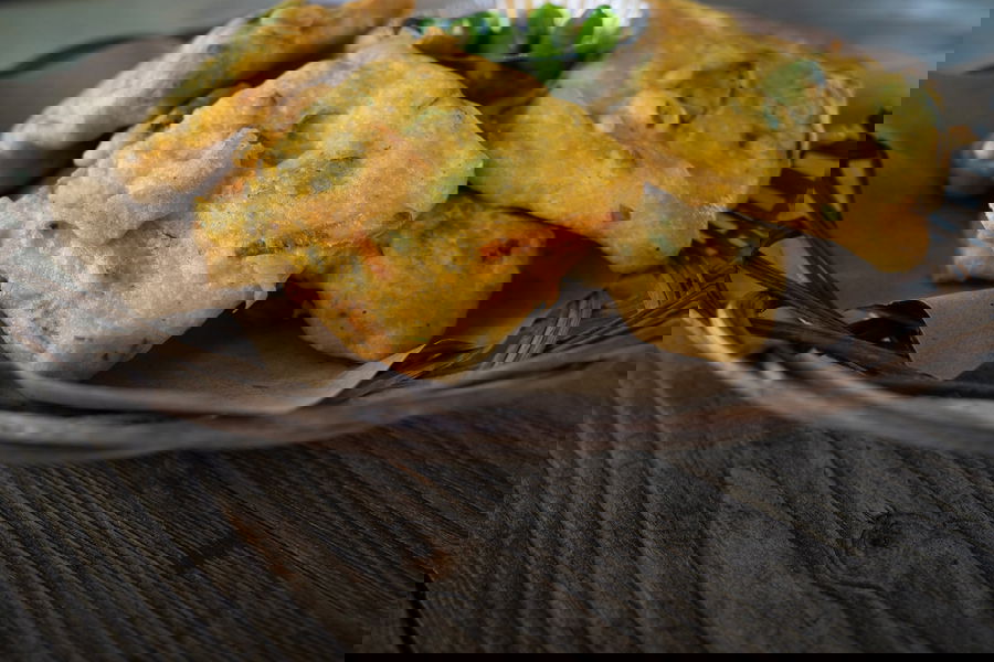 Tempeh fritto al coriandolo