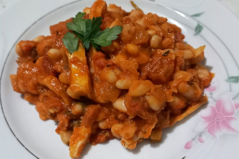 trippa con fagioli cannellini