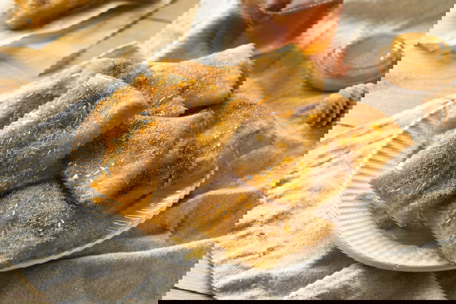 Sopapillas messicane con miele e cannella
