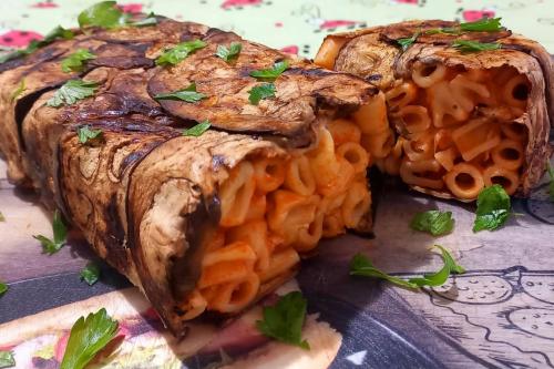 Timballo di melanzane grigliate