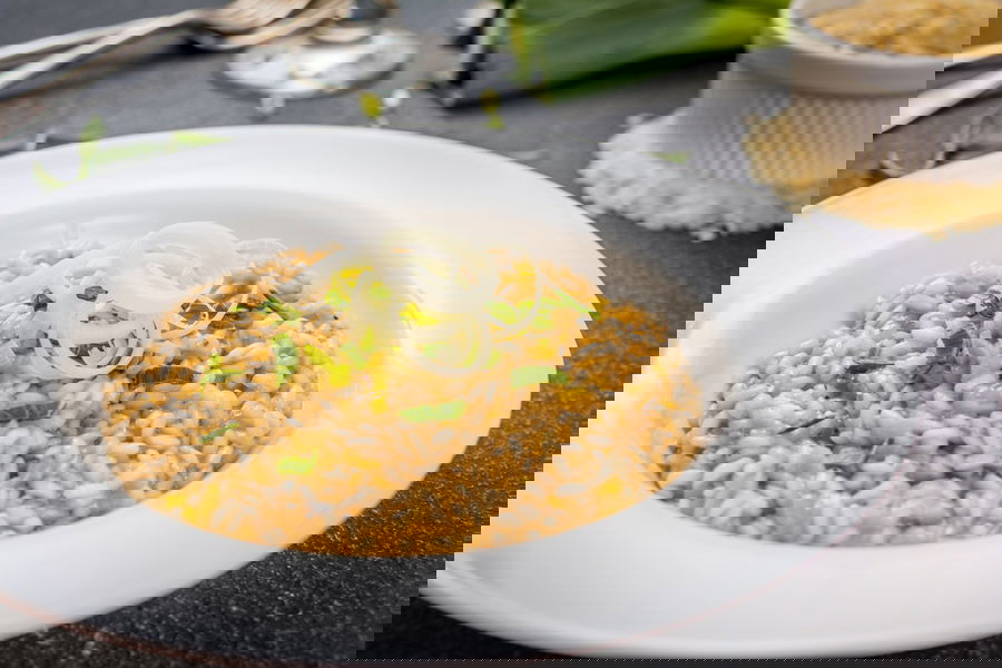 Risotto cremoso ai porri