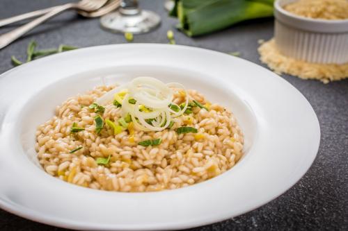 Risotto cremoso ai porri
