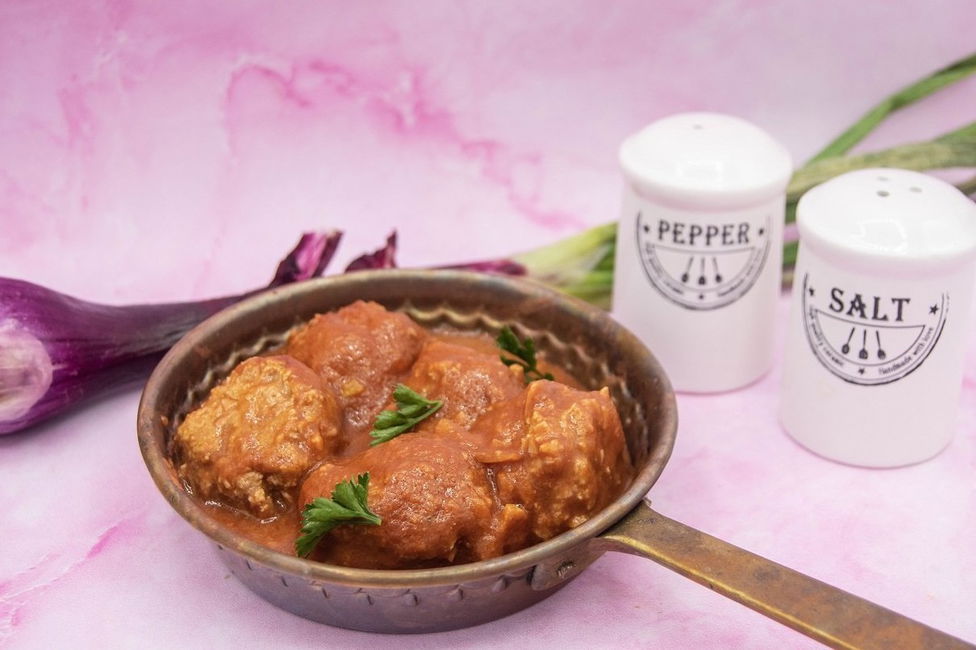 Polpette morbide con salsa di pomodoro