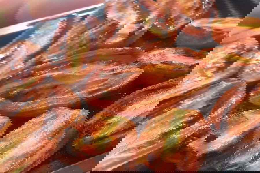 Pomodori arrosto in friggitrice ad aria