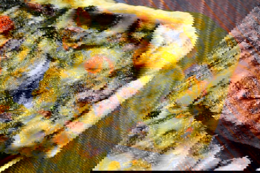 Sfoglia rustica alle verdure e mozzarella senza lattosio