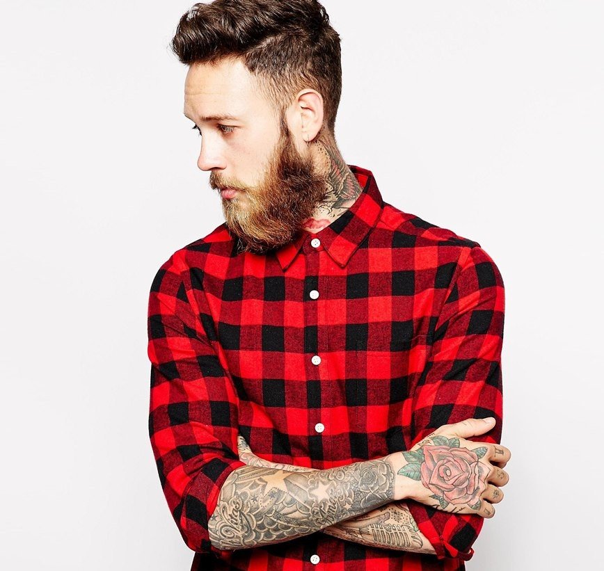 Camicia a quadri rossa e nera: l'ideale per l'uomo di tendenza