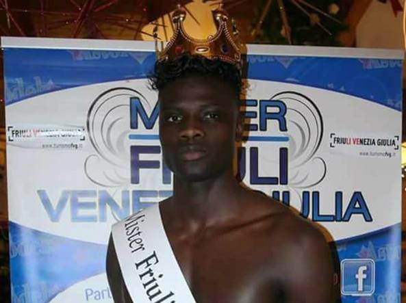 Mister Friuli 2017 è…nero. Sul web si scatenano le polemiche