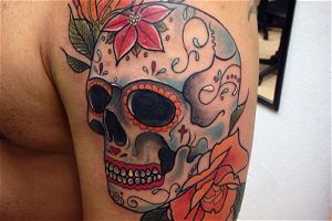 Teschio messicano tattoo