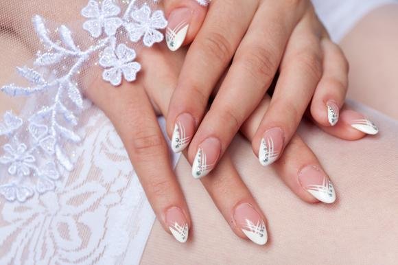 Nail art per sposa - wide 4