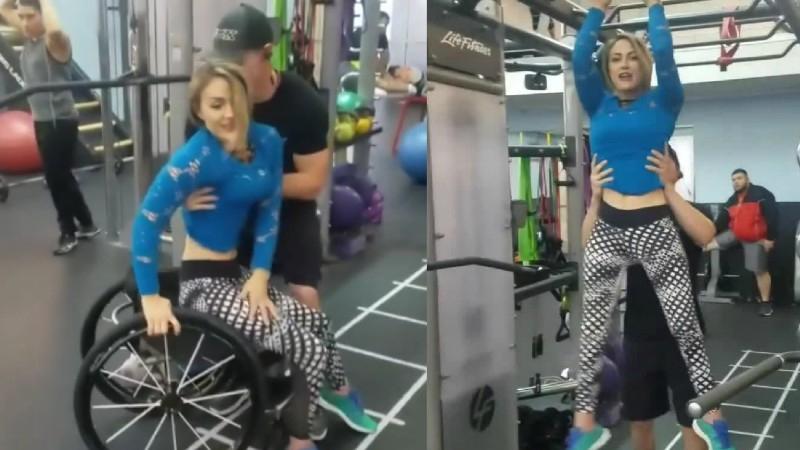 Questa ragazza paraplegica ha una grande forza di volontà: “La bellezza non è la pelle perfetta o muscoli definiti”