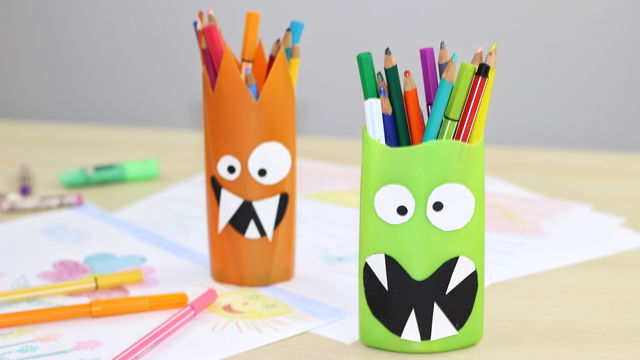 Come realizzare dei portapenne dai flaconi dello shampoo