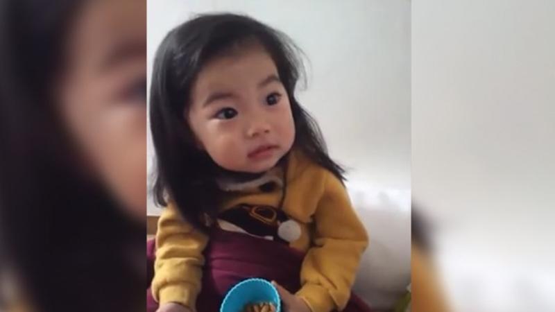 Spiega alla figlia cosa fare se un estraneo le offre dei dolcetti. Le risposte della bimba sono esilaranti!