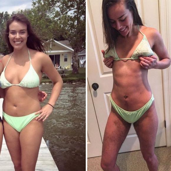 La fitness blogger mostra cosa succede quando non ci si rasa per un anno intero