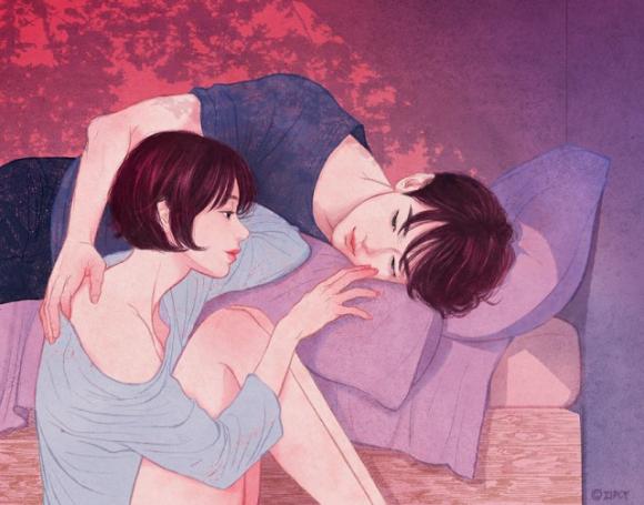 Queste illustrazioni sull’amore sono di un’artista koreana: sono così potenti da far commuovere