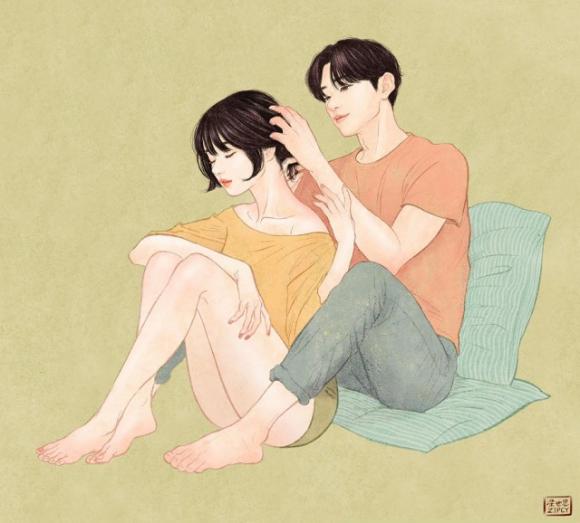 Queste illustrazioni sull’amore sono di un’artista koreana: sono così potenti da far commuovere