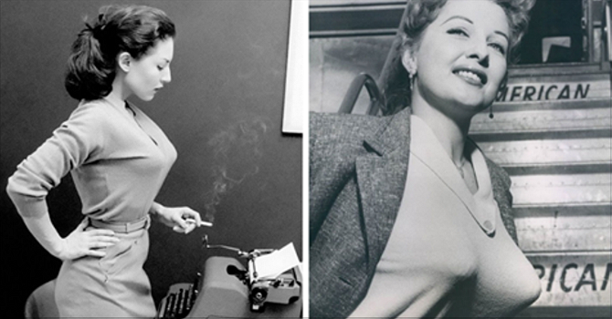 I reggiseno a proiettile andavano di gran moda negli anni ’40 e ’50: ecco le foto!
