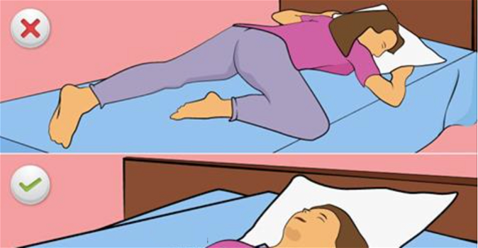 Queste posizioni vi aiuteranno a rilassarvi e dormire meglio (a patto che riusciate ad assumerle!)