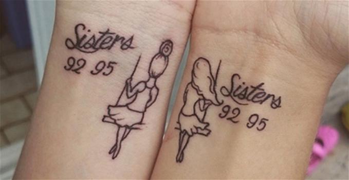 Questi tatuaggi mostrano quanto possa essere forte il legame tra sorelle