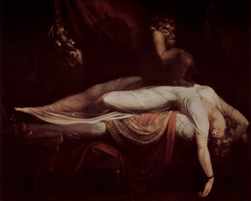 L'incubo di Füssli è un quadro che descrive ila paralisi del sonno