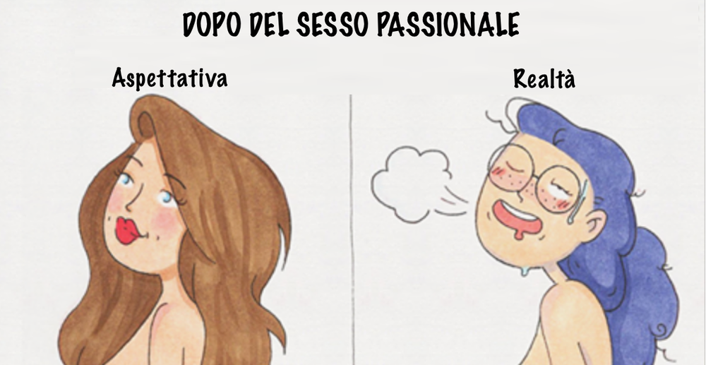 Le vignette di questa illustratrice spiegano benissimo le differenze tra aspettative e realtà
