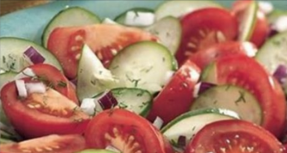 Non mescolate cetrioli e pomodori!