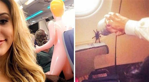 Ecco le cose più strane successe in aereo