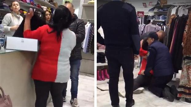 Cliente insoddisfatta urla, poi si accascia sul pavimento: l’assurda scena in un negozio di Caserta