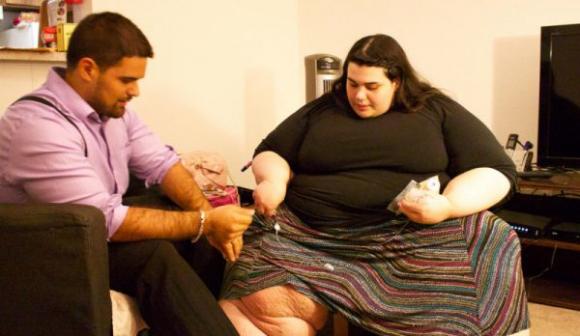 La battaglia di Amber contro l’obesità: ha perso 128 kg in un anno