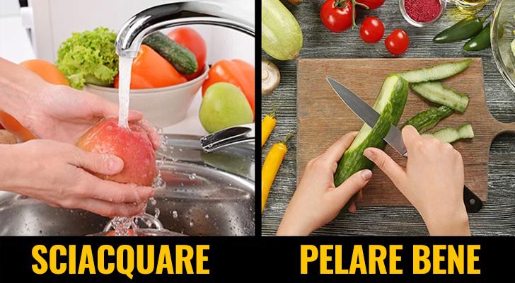 Ecco come eliminare i pesticidi dagli alimenti