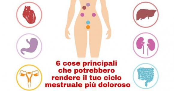 6 cose principali che potrebbero rendere il tuo ciclo mestruale più doloroso