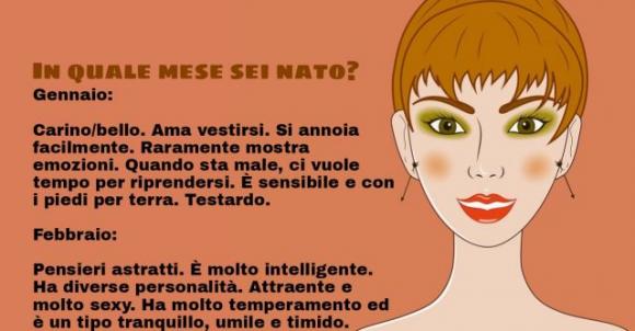 In quale mese sei nato?