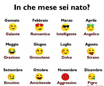 Ecco cosa dice il tuo mese di nascita sulla tua personalità, vita amorosa e molto altro!