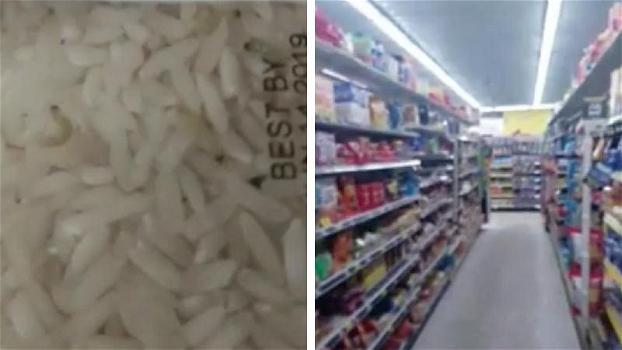 Scoperta shock al supermercato: qualcosa si muove nelle confezioni di riso