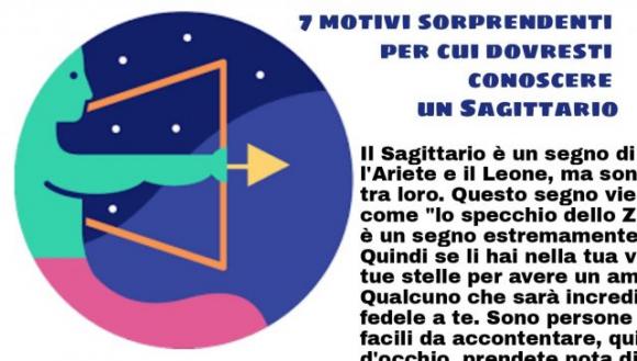 7 motivi sorprendenti per cui dovresti conoscere un Sagittario