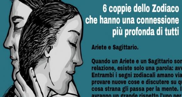 6 coppie dello zodiaco che hanno una connessione più profonda di tutti