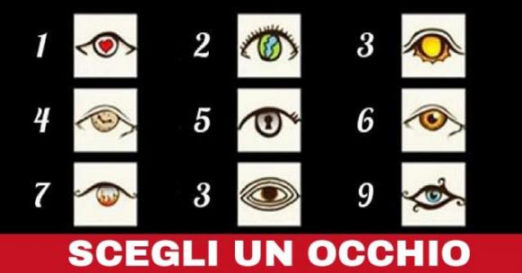 Scegli un occhio e ti diremo qualcosa sulla tua personalità