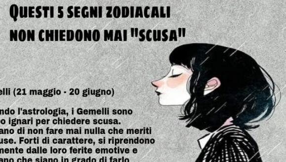 Questi 5 segni zodiacali non chiedono mai “scusa”