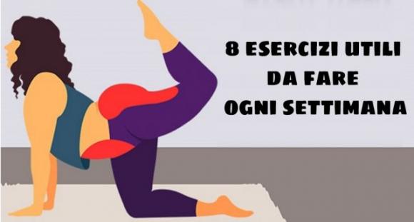 Ginnastica a 40 anni: 8 esercizi utili da fare ogni settimana
