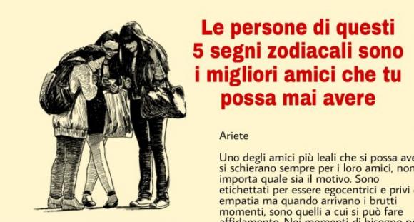Le persone di questi 5 segni zodiacali sono i migliori amici che tu possa mai avere