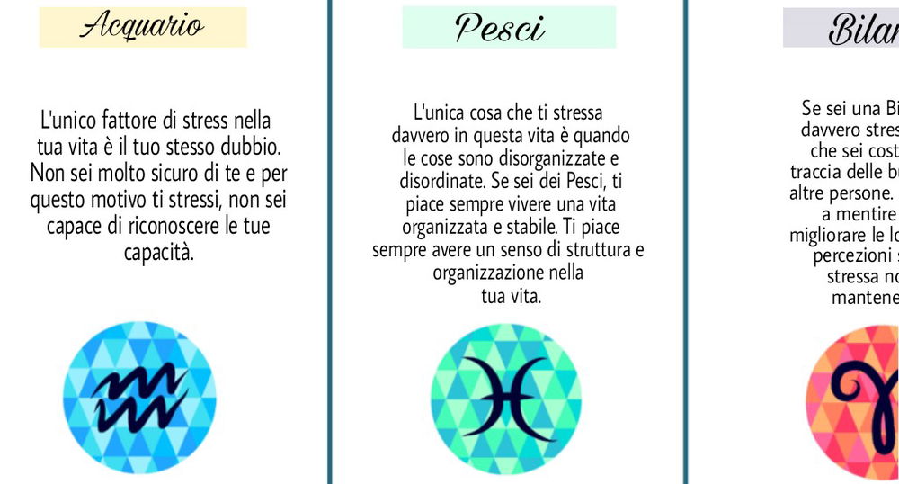 Ecco cosa ti stressa di più in base al tuo segno zodiacale
