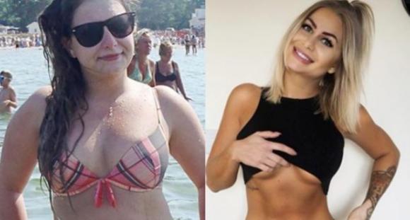 Una donna mostra la sua incredibile trasformazione dopo aver smesso di bere alcool