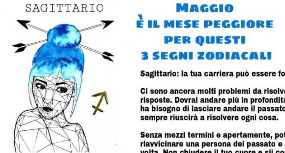 Maggio è il mese peggiore per questi 3 segni zodiacali, attenzione!