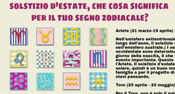 Arriva il solstizio d’estate, che cosa significa per il tuo segno zodiacale? Scoprilo!